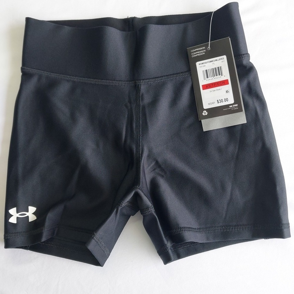 Under Armour Shorts Women's L Black 3" Team Shorty Compression Active size XS